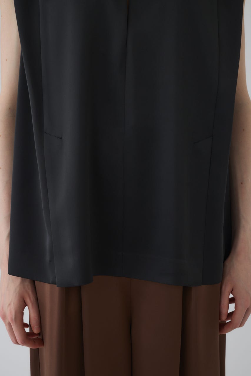 Satin chic vest BLK FREE
