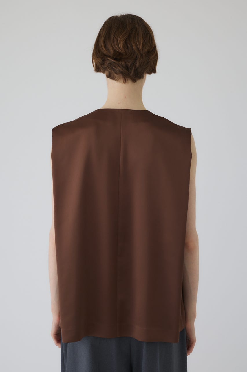 Satin chic vest BRN FREE