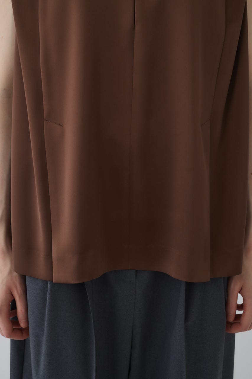 Satin chic vest BRN FREE