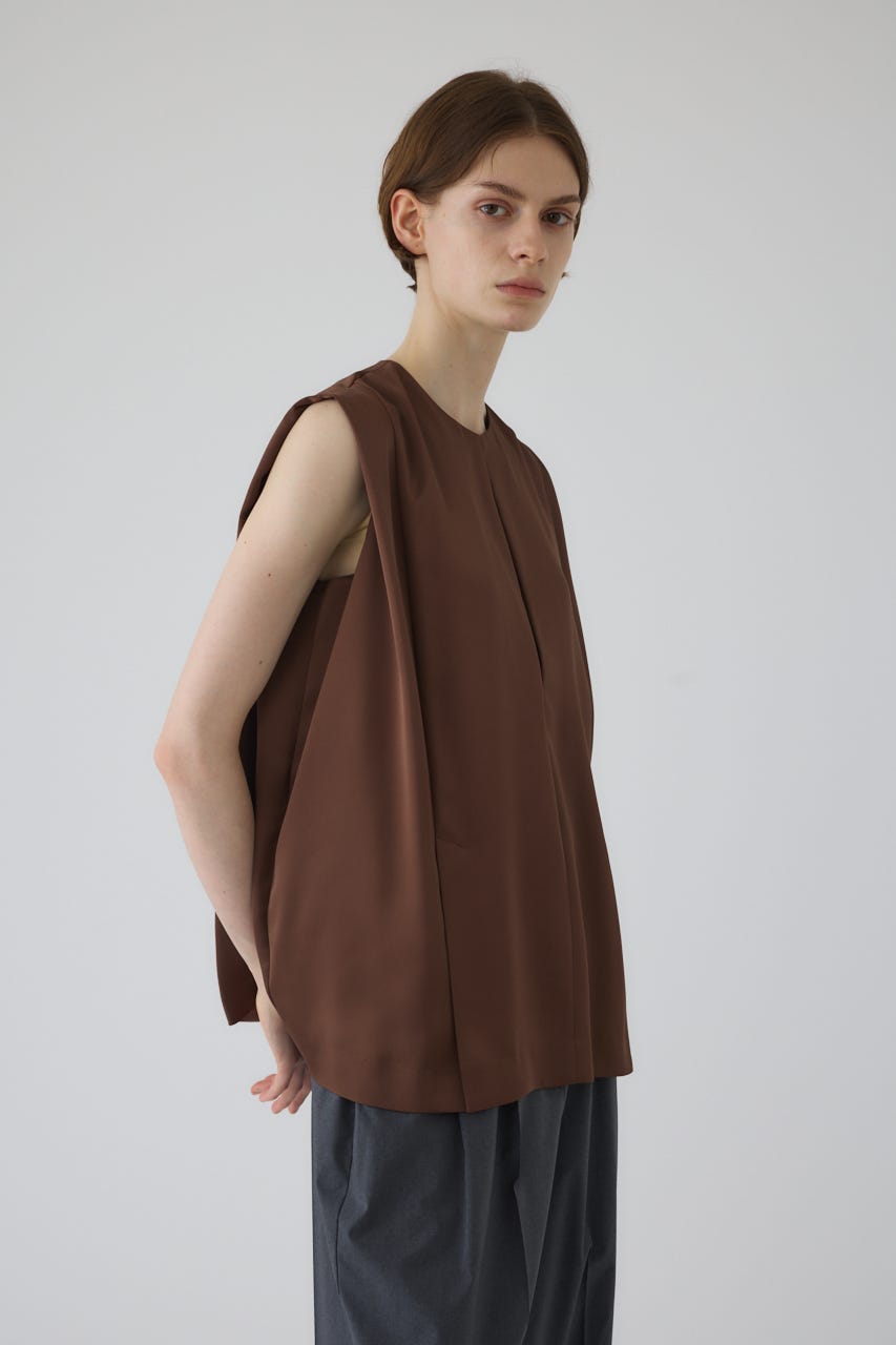 Satin chic vest BRN FREE