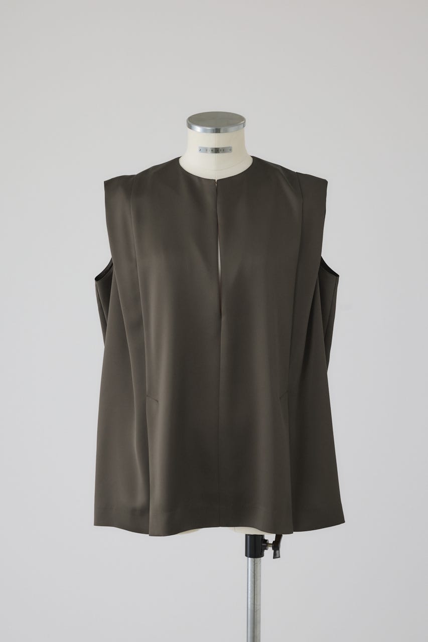 Satin chic vest KHA FREE