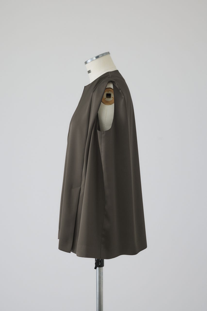 Satin chic vest KHA FREE