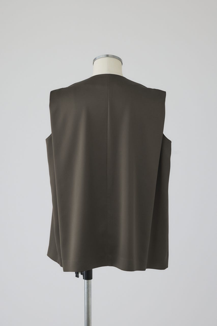 Satin chic vest KHA FREE