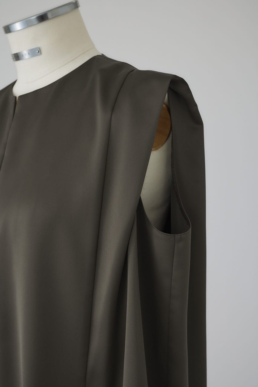 Satin chic vest KHA FREE