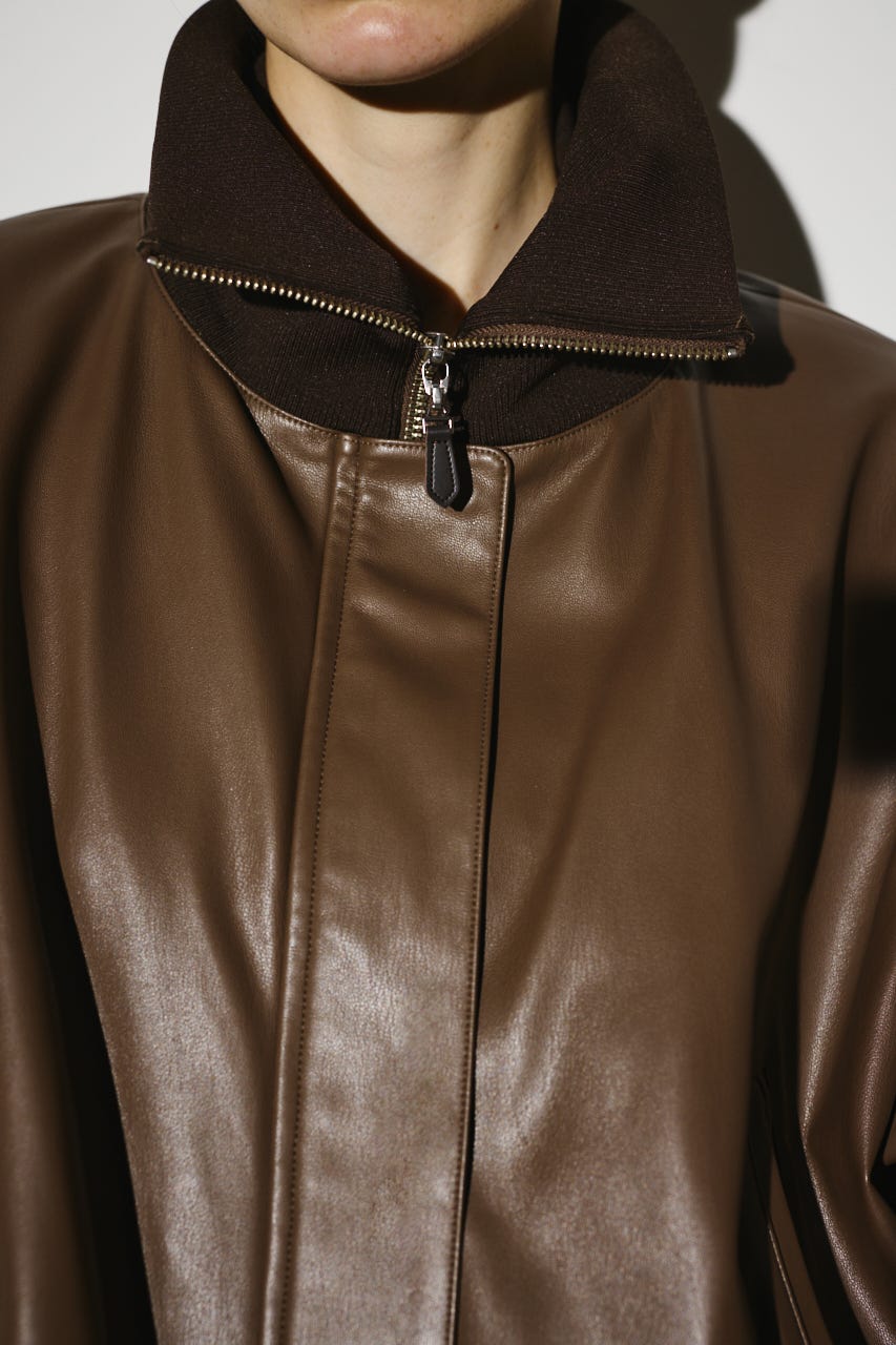 RIM.ARK ◌ leather like JK リムアーク ライダースジャケット Leather like JK レザーライク