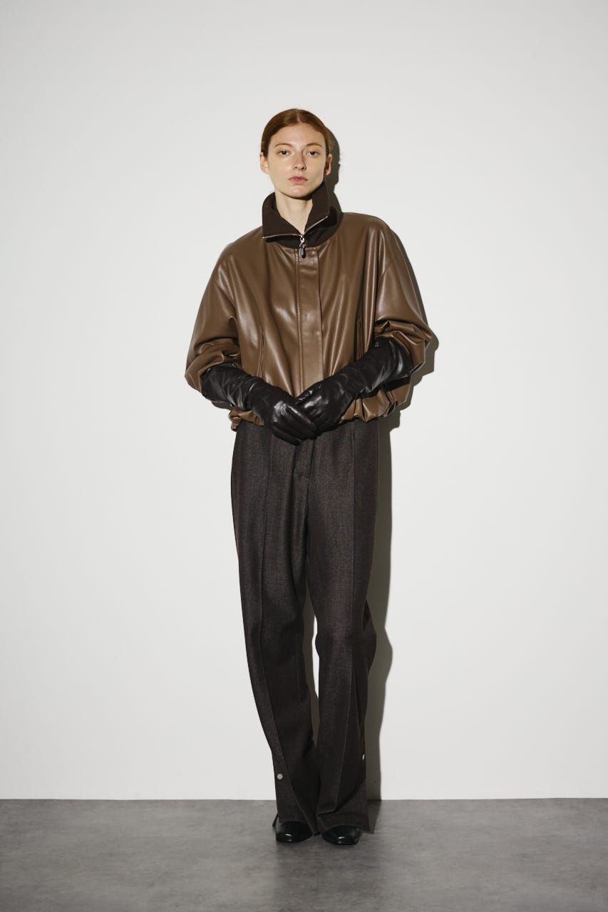 RIM.ARK ◌ leather like JK RIM.ARK | Synthetic leather short JK (JACKETS ) |RIM.ARK