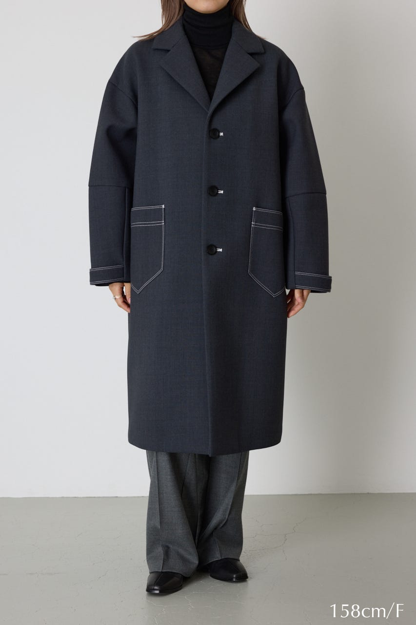 【25WINTER PRE ORDER】Gabardine bonding stitch CT GRY FREE