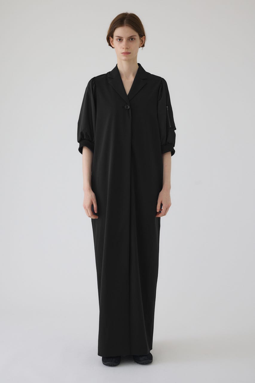 RIM.ARK | MA-1 sleeve H/S OP (LONG DRESS ) |RIM.ARK ONLINE STORE