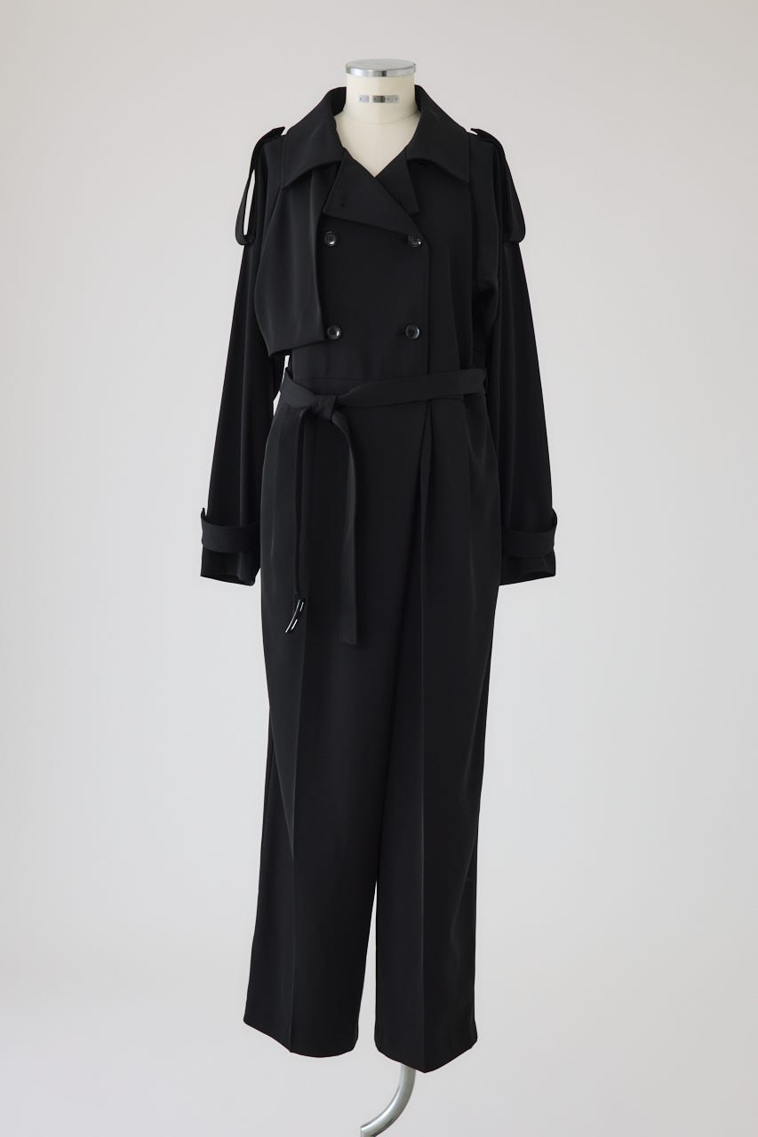 RIM.ARK ブラック トレンチコート 36 RIM.ARK | 9/17- order start Trench detail all in one (ALL IN