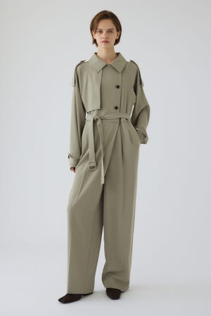 シェリエ sheller ワンピース 新品】sheller シェリエ 2wayトレンチステッチワンピース