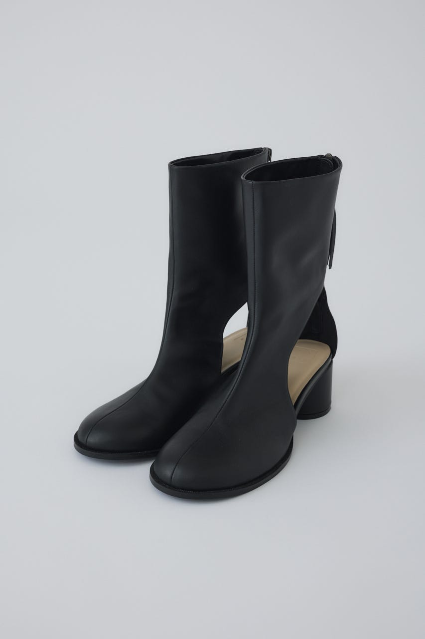 7/2- order start Leather cutting boots sandal BLK 37