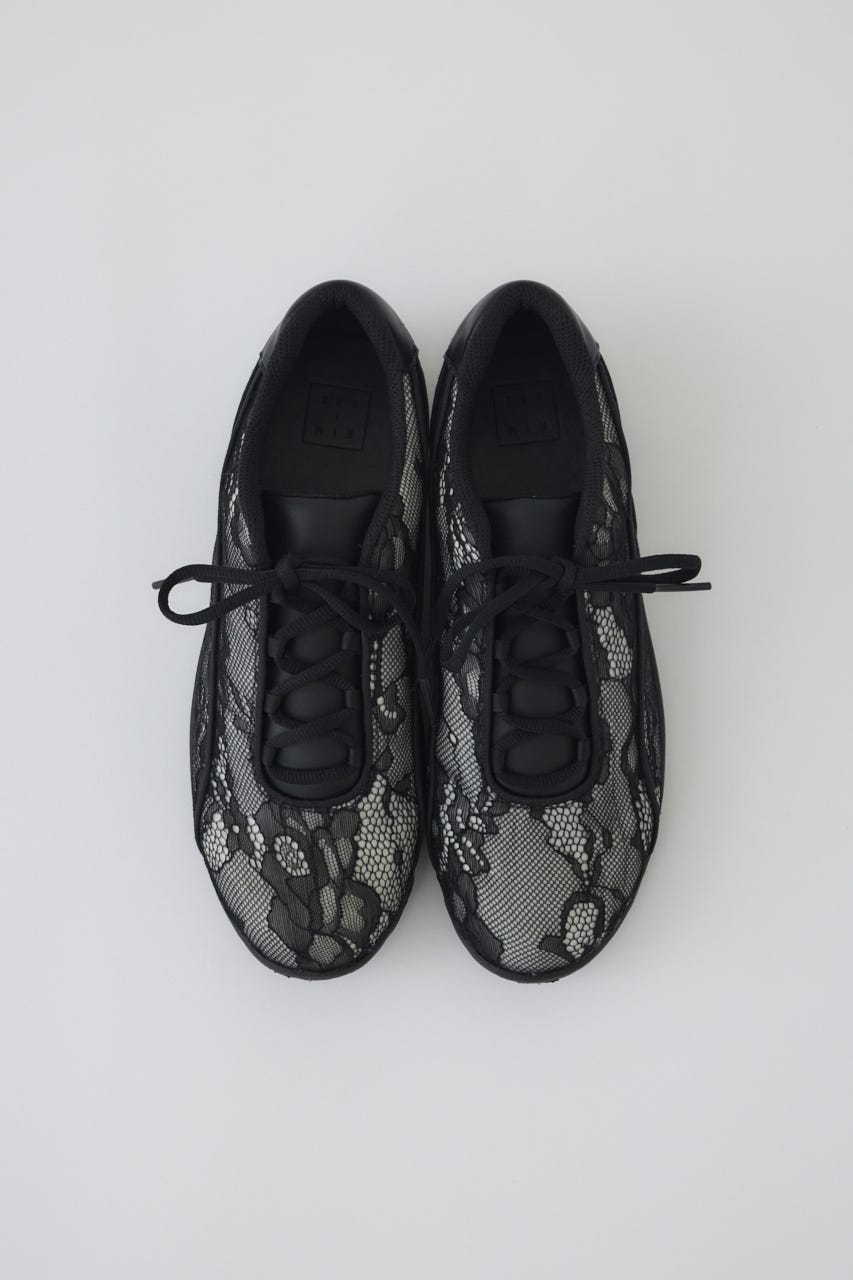 9/3- order start LACE fabric sneaker WHT 39
