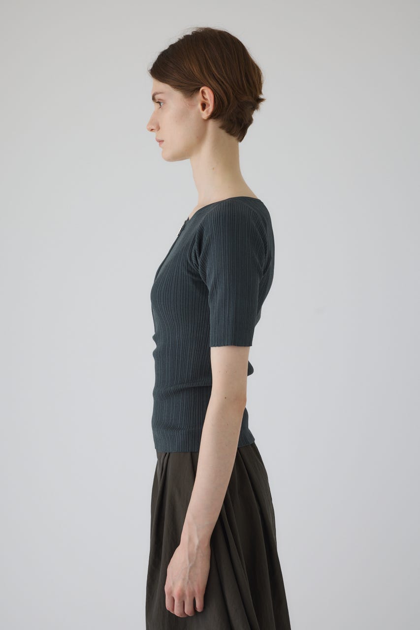 ジャケット・アウター RIM.ARK High neck knit jumper RIM.ARK（リムアーク）の「High neck knit jumper（ブルゾン