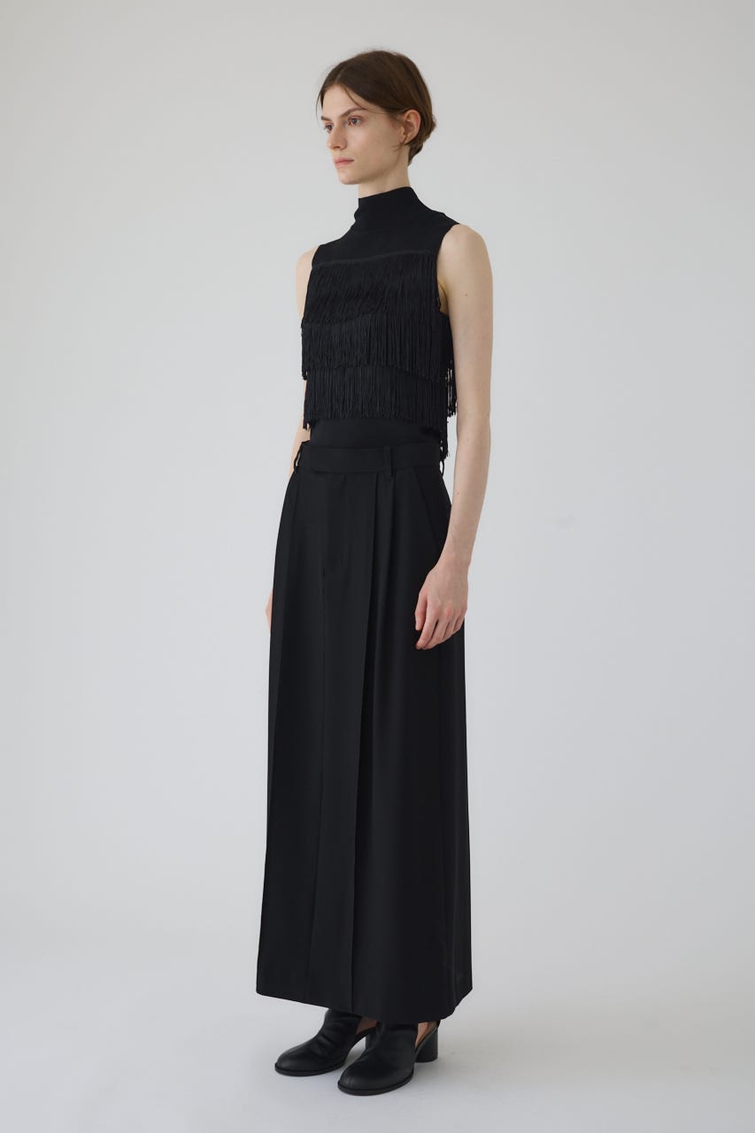 RIM.ARK | Fringe N/S knit tops (KNITWEAR ) |RIM.ARK ONLINE STORE