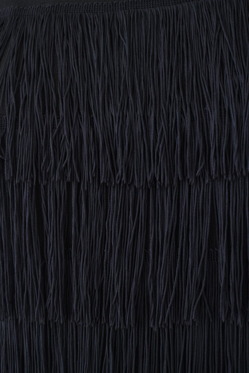 RIM.ARK | Fringe N/S knit tops (KNITWEAR ) |RIM.ARK ONLINE STORE