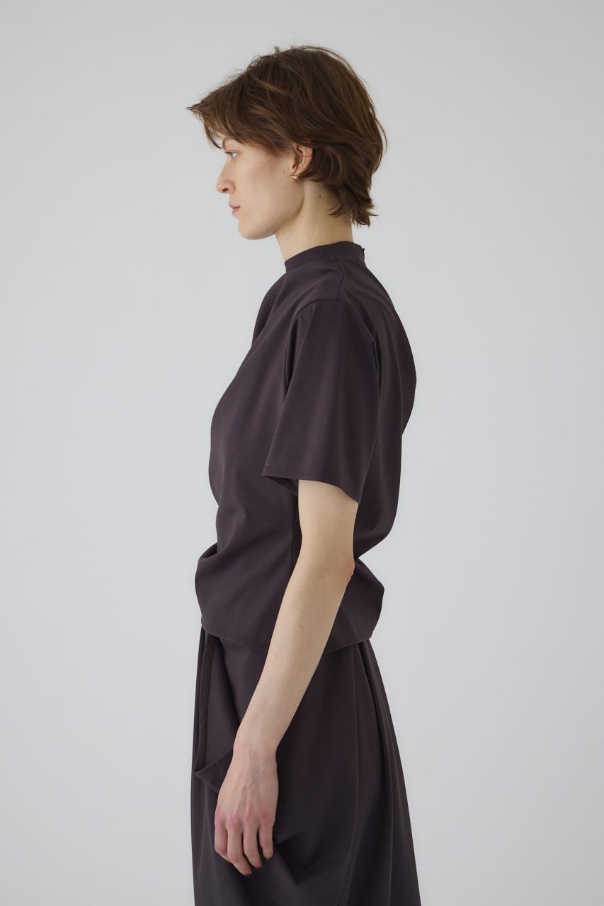 RIM.ARK(リムアーク)Asymmetry cut tops RIM.ARK | Asymmetry tuck cut tops (T-SHIRT(SHORT SLEEVE