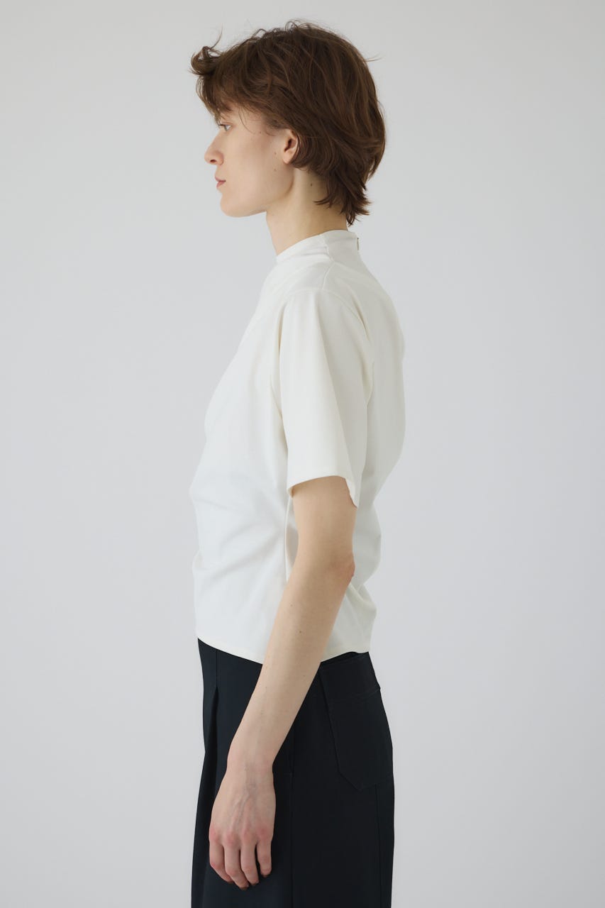 RIM.ARK(リムアーク)Asymmetry cut tops RIM.ARK | Asymmetry tuck cut tops (T-SHIRT(SHORT SLEEVE