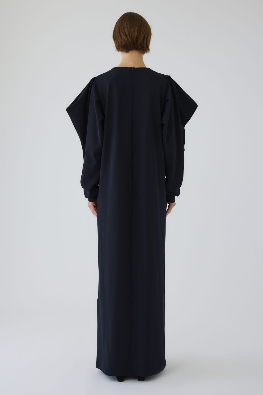 RIM.ARK | Drape sleeve cut dress (LONG DRESS ) |RIM.ARK