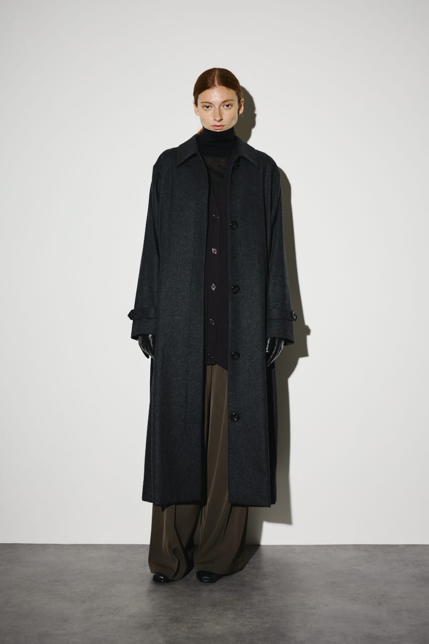 【25WINTER PRE ORDER】Stand fall collar CT C.GRY FREE