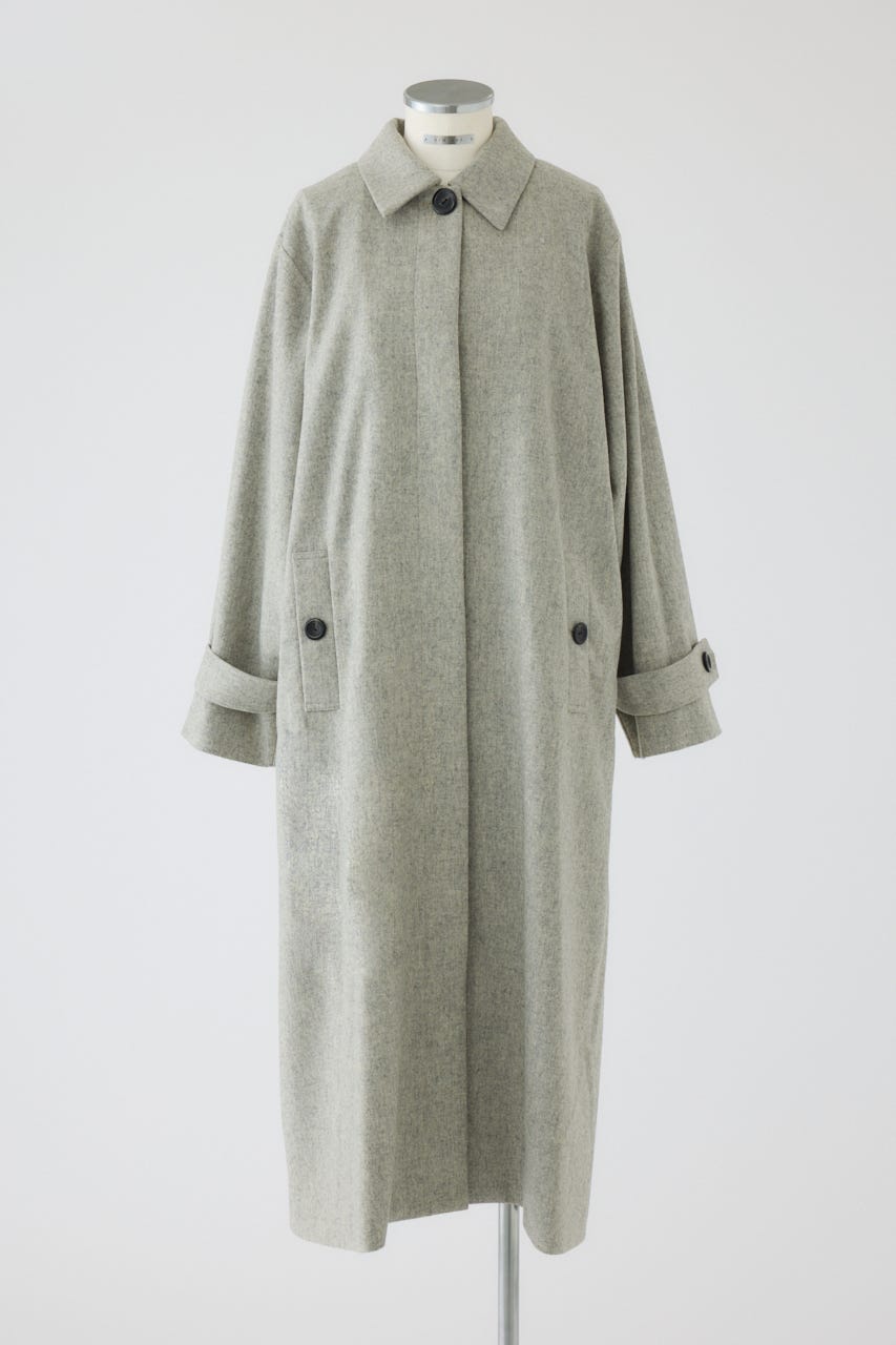 【25WINTER PRE ORDER】Stand fall collar CT T.GRY FREE