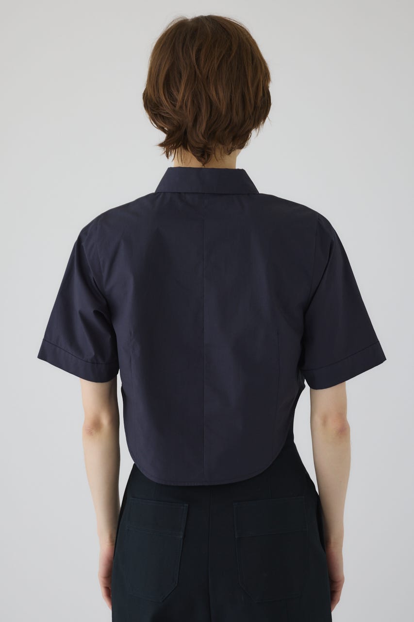 トップス rimark Round hem short SH Round hem short SH ラウンドヘムショートシャツ（シャツ
