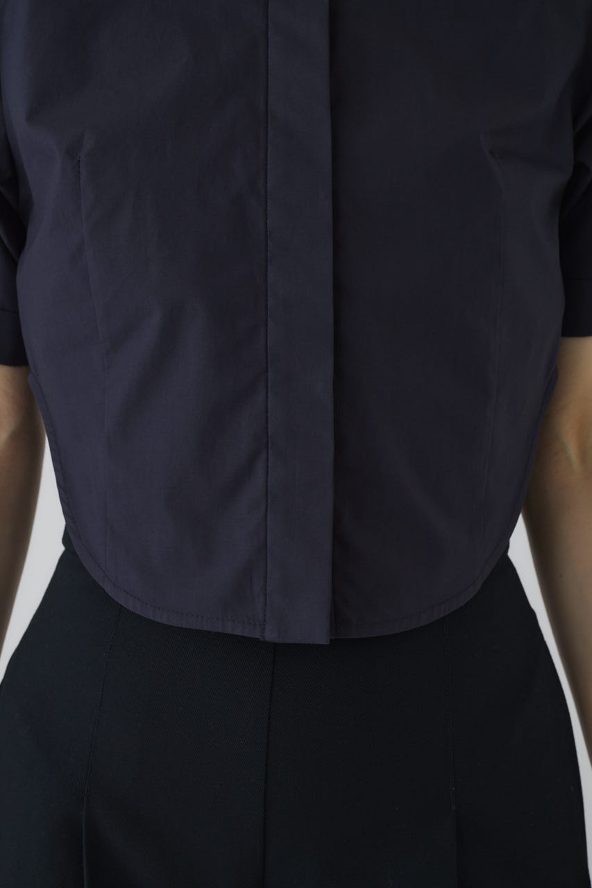 RIM.ARK | Round hem short SH (SHIRTS & BLOUSES ) |RIM.ARK