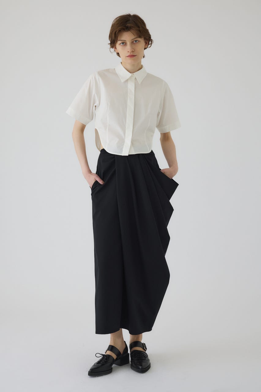 トップス rimark Round hem short SH Round hem short SH ラウンドヘムショートシャツ（シャツ