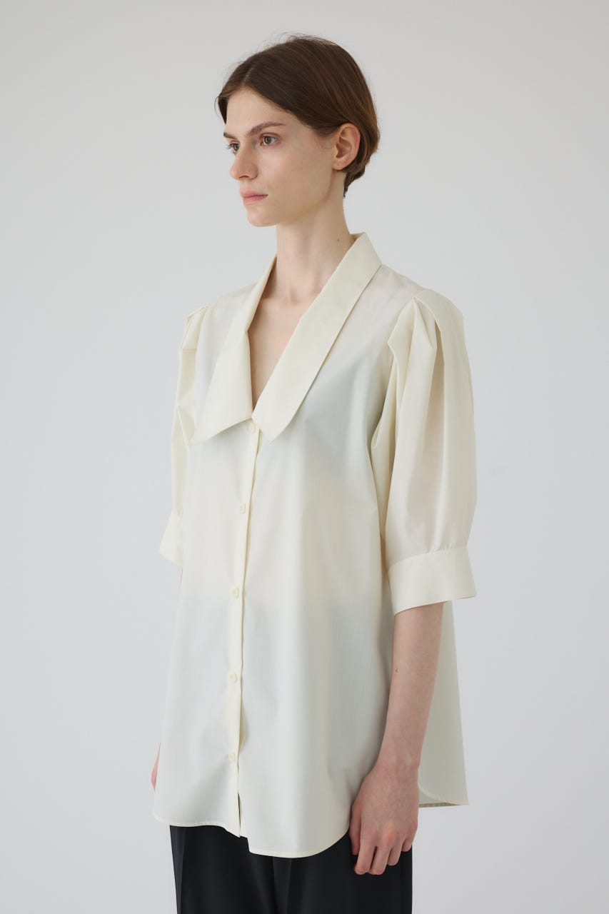 RIM.ARK | Quaker collar blouse (SHIRTS & BLOUSES ) |RIM.ARK