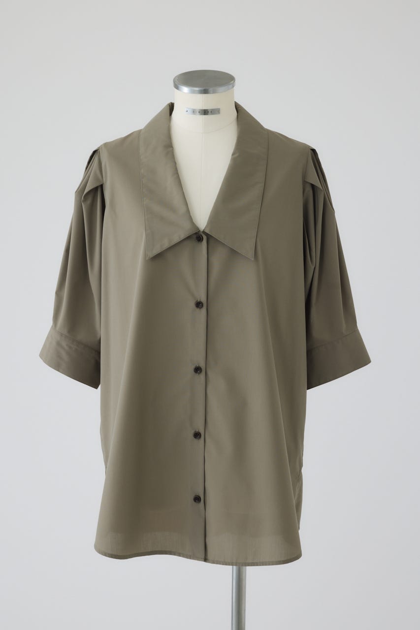 RIM.ARK Quaker collar blouse ブラック RIM.ARK | Double collar SH/JK (SHIRTS & BLOUSES ) |RIM.ARK