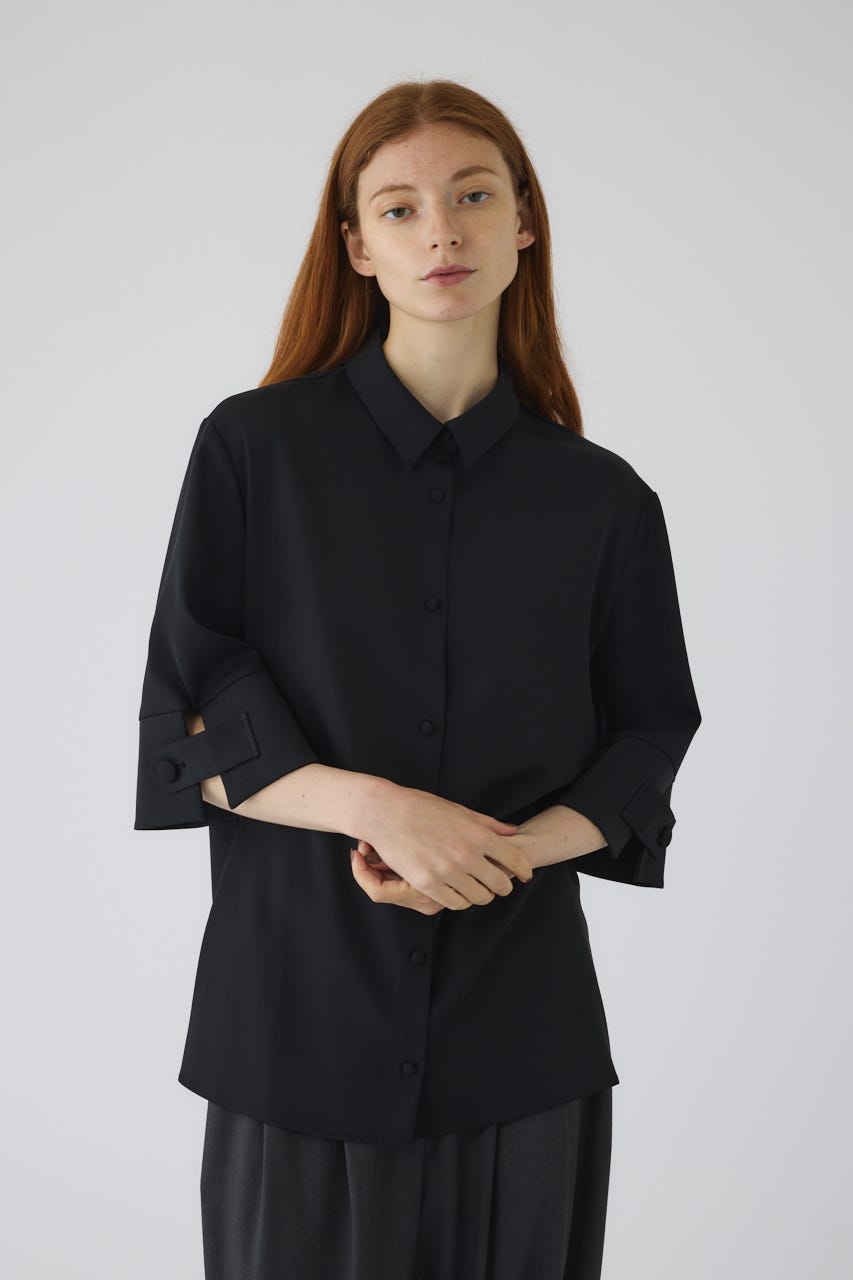 Bell-sleeve SH BLK FREE