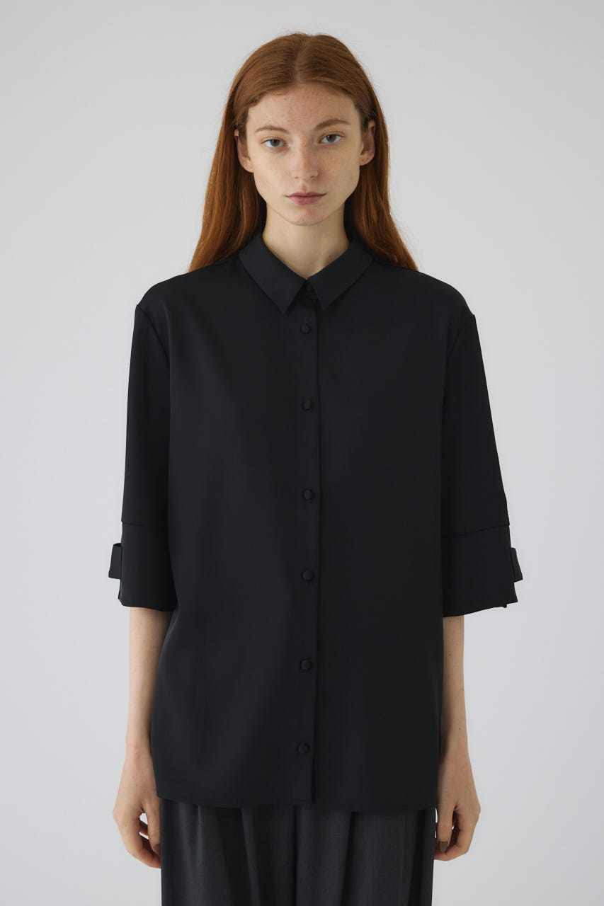 Bell-sleeve SH BLK FREE