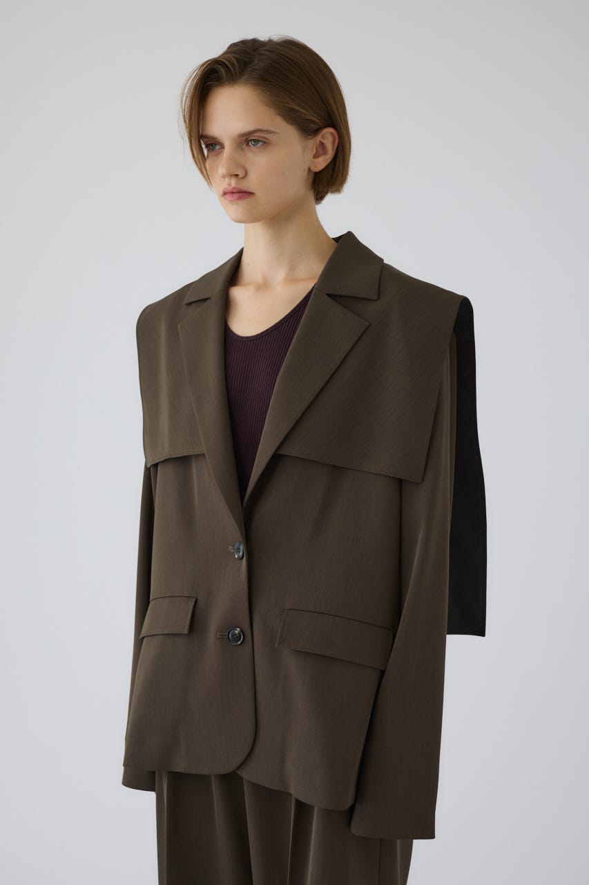 新品未使用　RIM.ARK リムアーク JK detail SH ブラウン RIM.ARK | Trench detail 2way JK (JACKETS ) |RIM.ARK ONLINE STORE