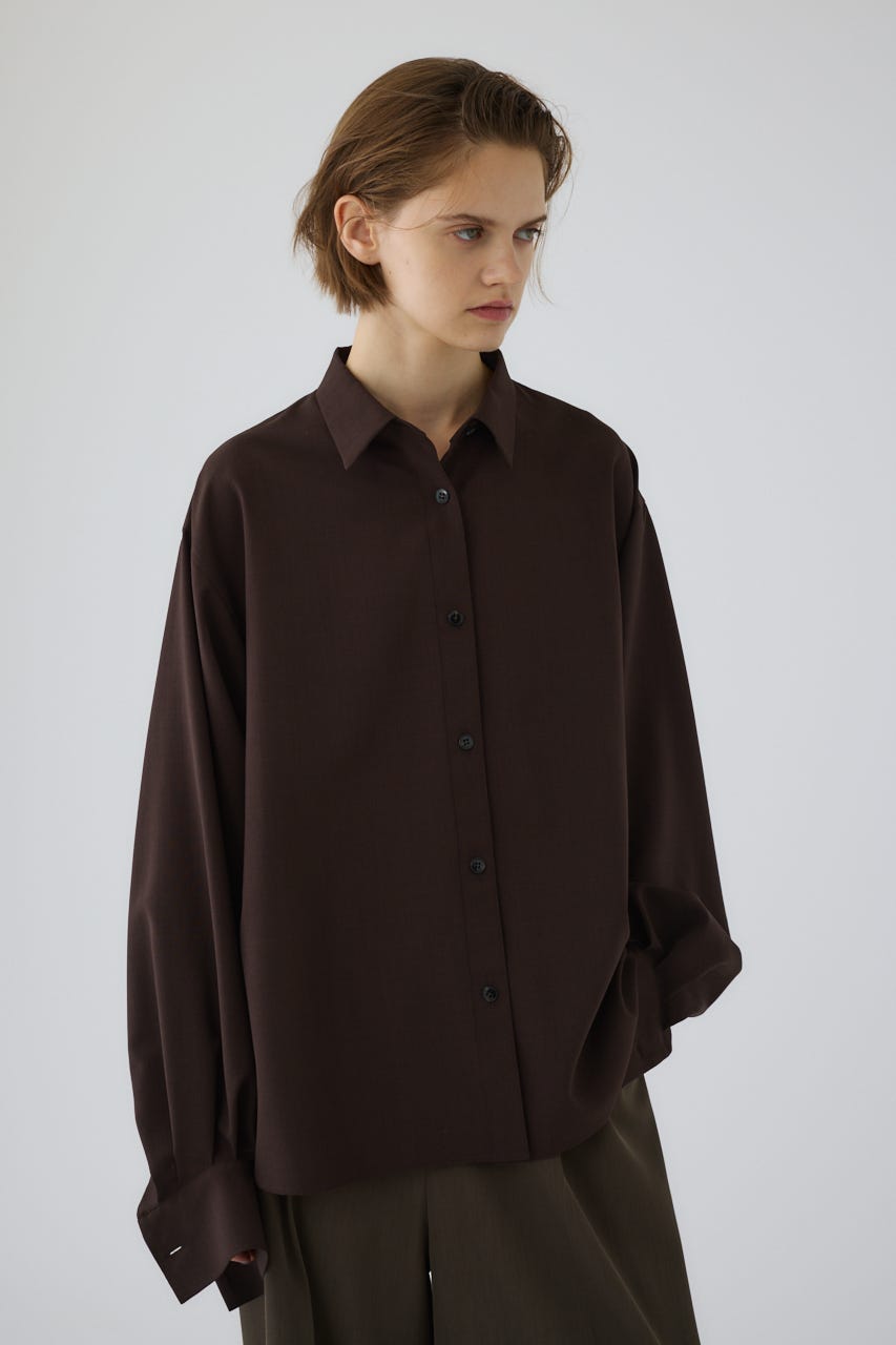 9/3- order start Round cuff blouse BRN FREE