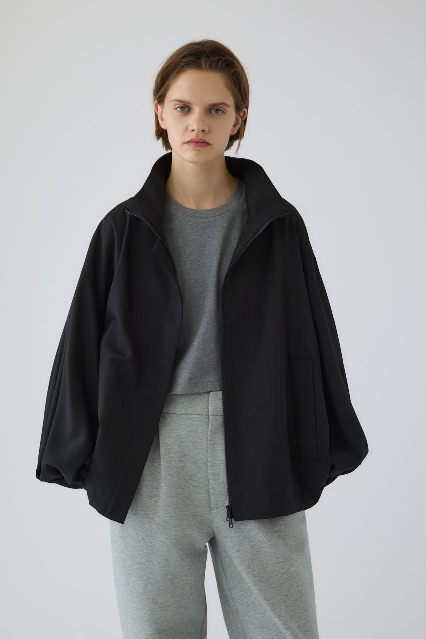 【美品】RIM.ARK  Stand collar poncho RIM.ARK（リムアーク）の「Stand collar poncho（ポンチョ