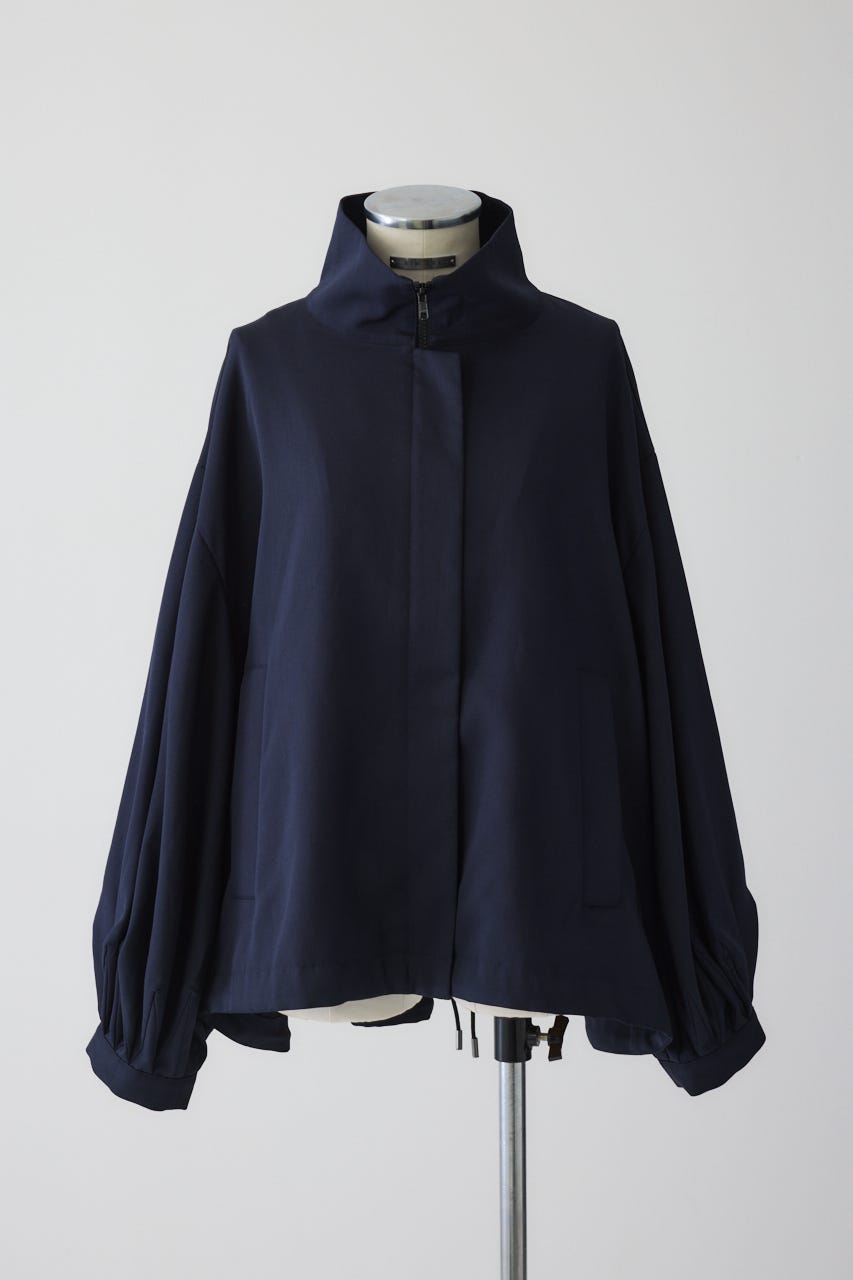 【新品未使用・RIM.ARK】Stand collar melton CT RIM.ARK | Stand collar tuck sleeve BZ (BLOUSONS ) |RIM.ARK