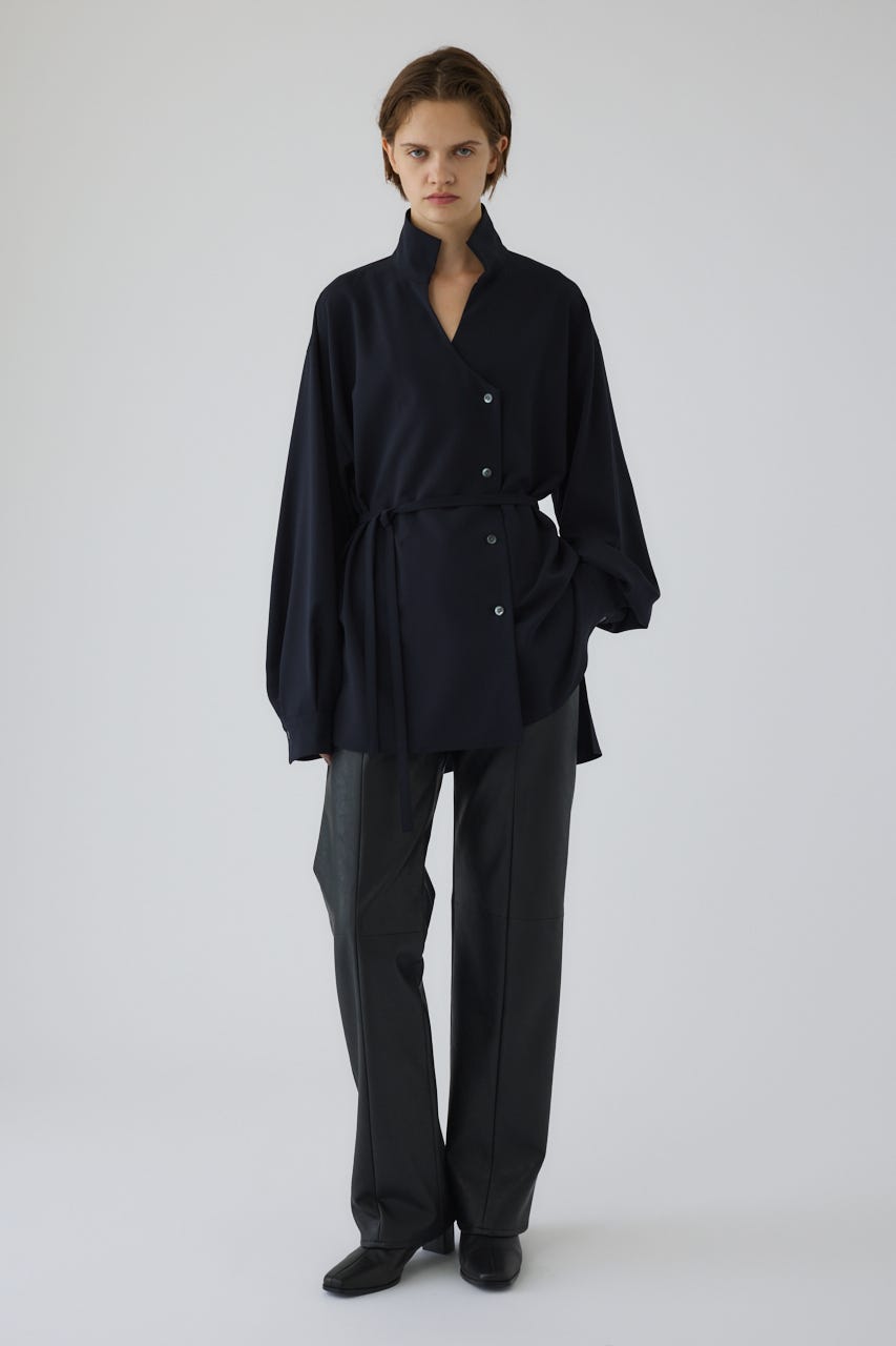 【新品未使用・RIM.ARK】Stand collar melton CT リムアーク RIM.ARK Stand collar melton CT （GRY