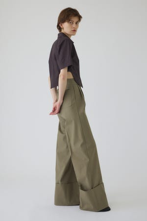 RIM.ARK | W-length slacks (PANTS ) |RIM.ARK ONLINE STORE