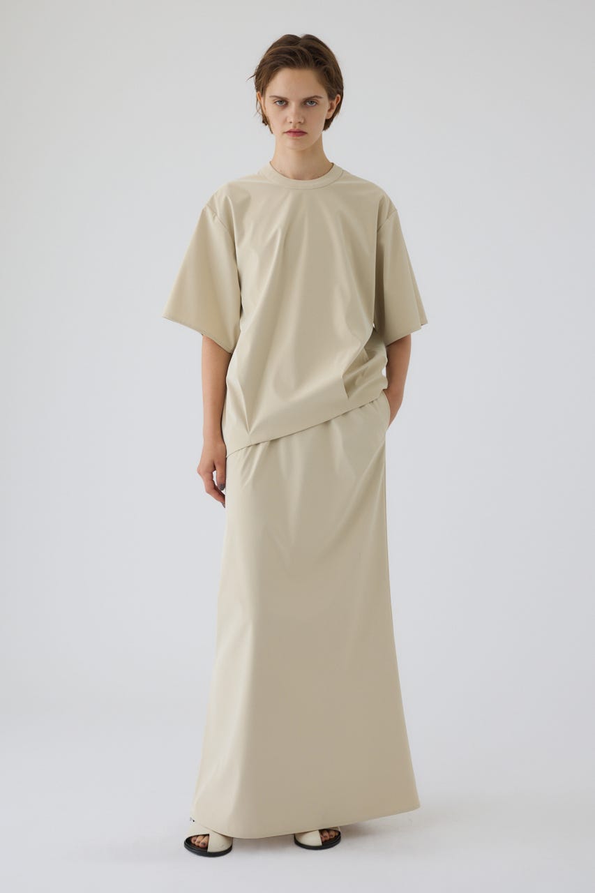 【美品】RIM.ARK Nylon maxi SK ナイロンマキシスカート RIM.ARK（リムアーク）の「Nylon maxi SK ナイロンマキシ