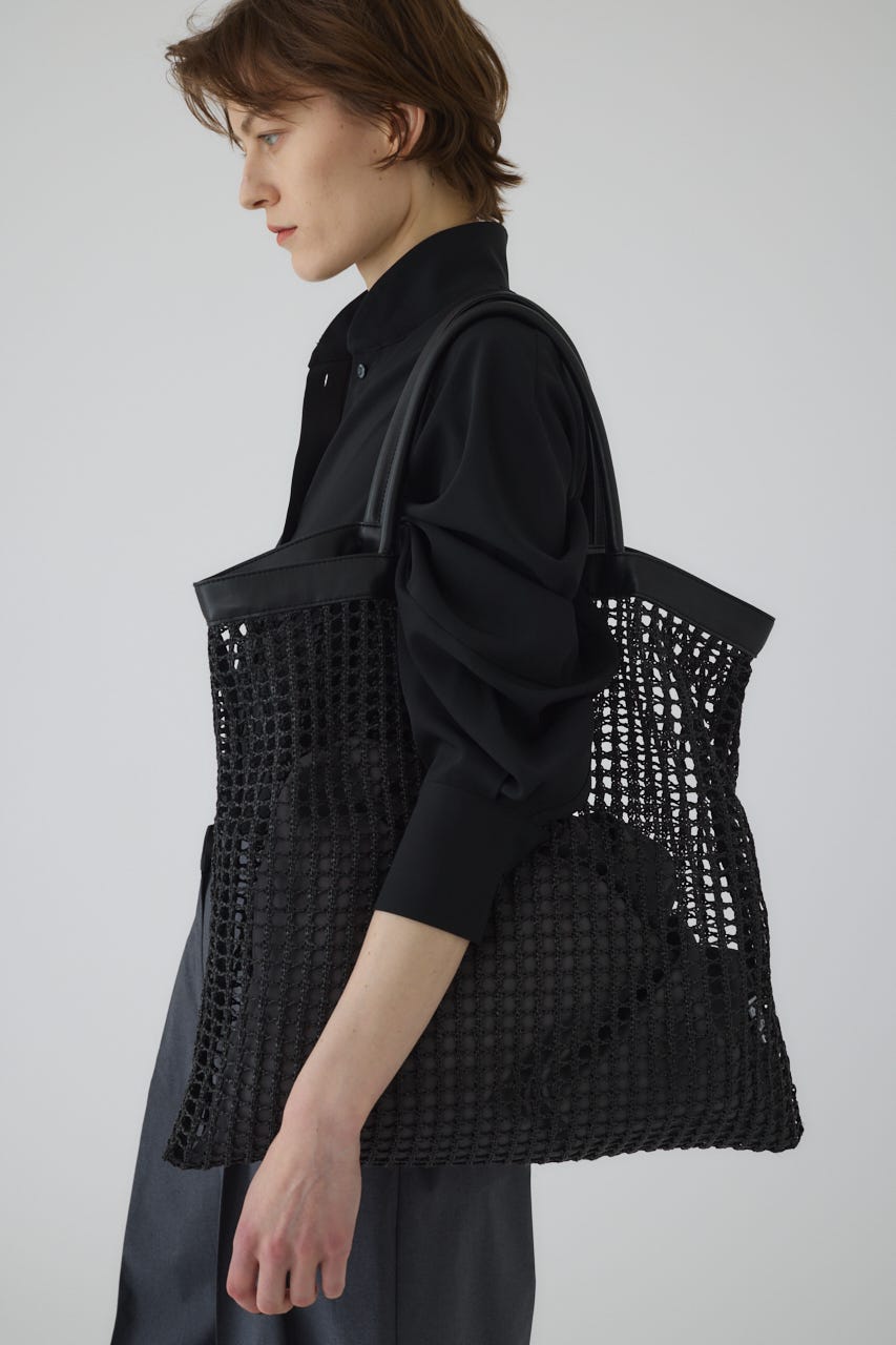6/4- order start Square mesh BAG BLK FREE
