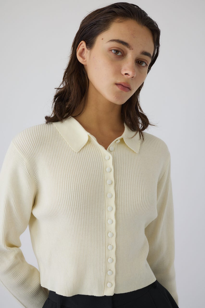 [新品]Minimum knit CD ミニマムニットカーディガン 新品]Minimum knit CD ミニマムニットカーディガン - メルカリ