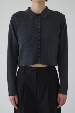 RIM.ARK（リムアーク）の「Neck design slim knit CD
