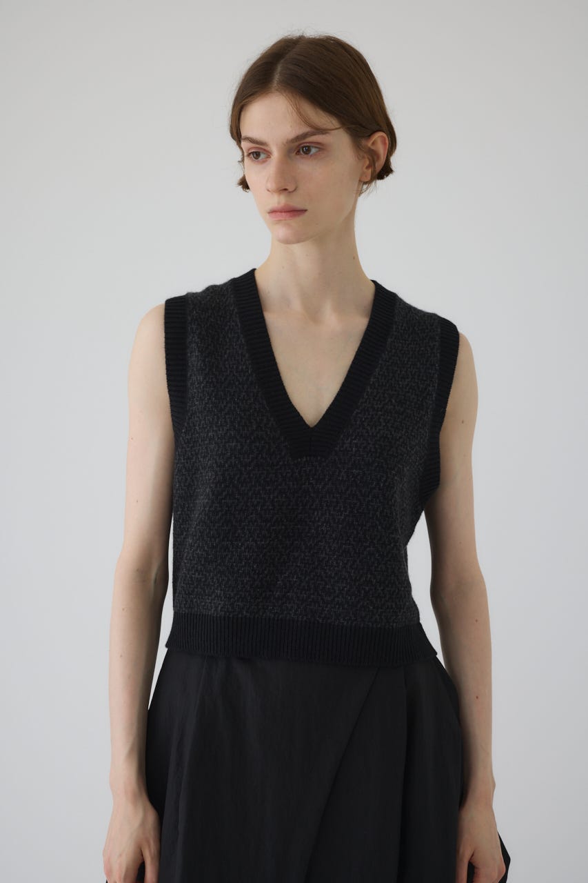 RIM.ARK | 7/16- order start Classical knit vest (KNITWEAR