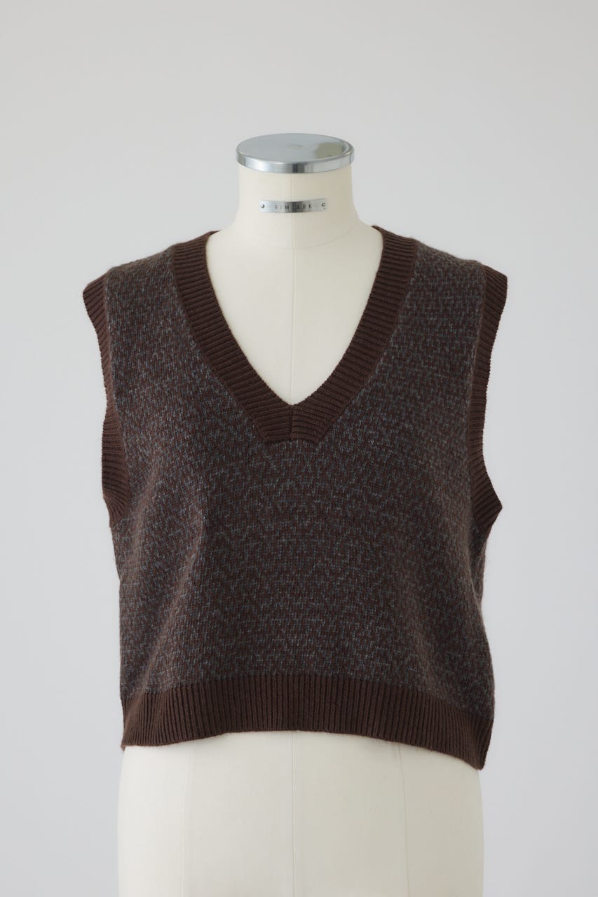 RIM.ARK | Classical knit vest (KNITWEAR ) |RIM.ARK ONLINE STORE