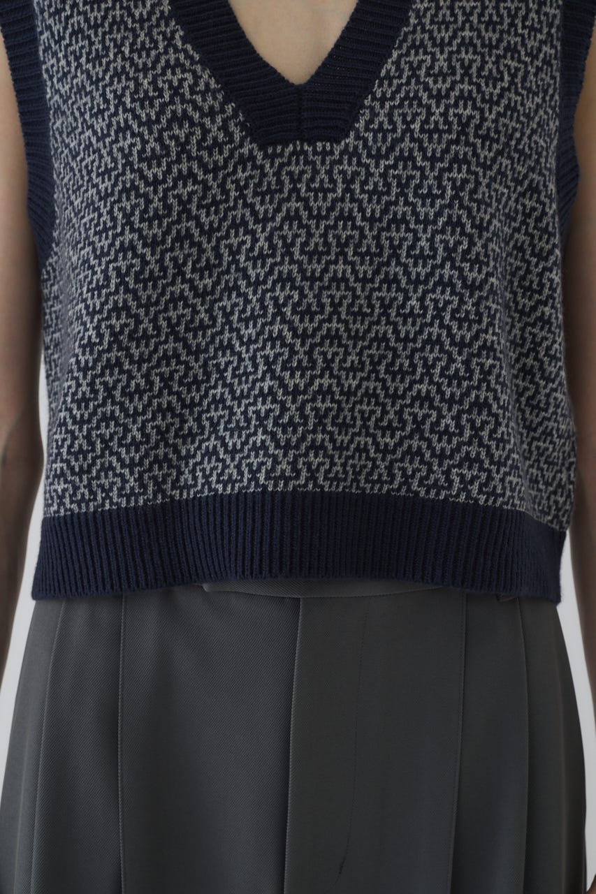 RIM.ARK | 7/16- order start Classical knit vest (KNITWEAR
