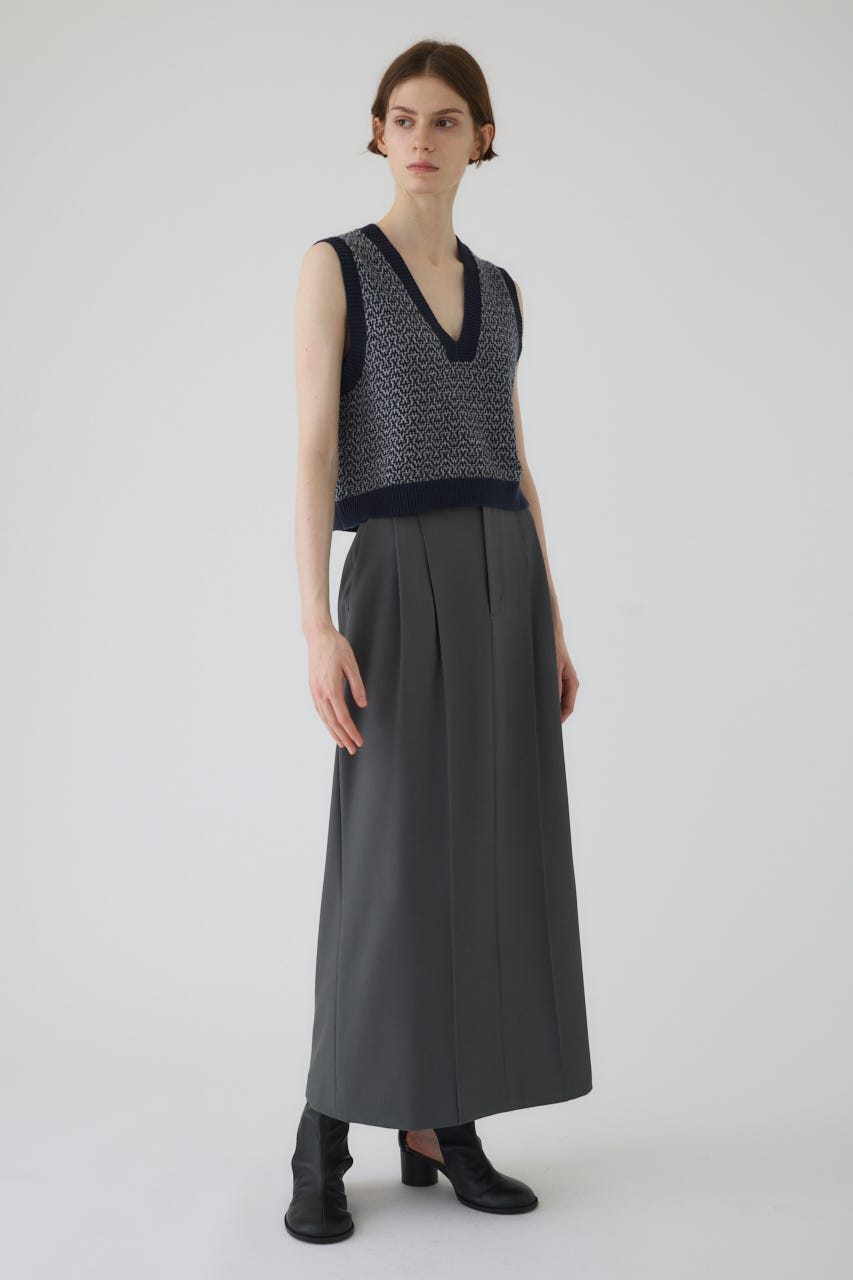 RIM.ARK | Classical knit vest (KNITWEAR ) |RIM.ARK ONLINE STORE