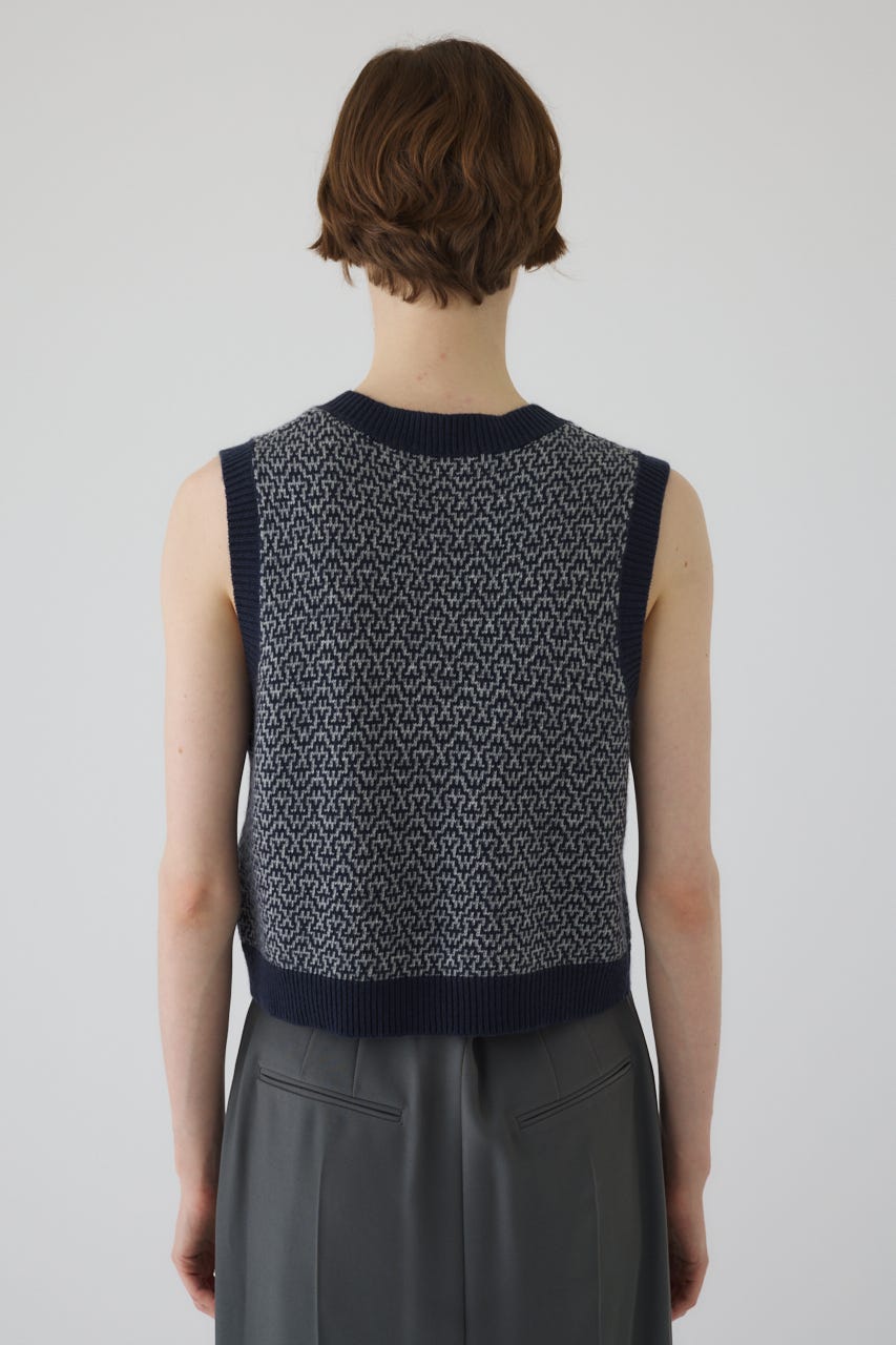 RIM.ARK | Classical knit vest (KNITWEAR ) |RIM.ARK ONLINE STORE