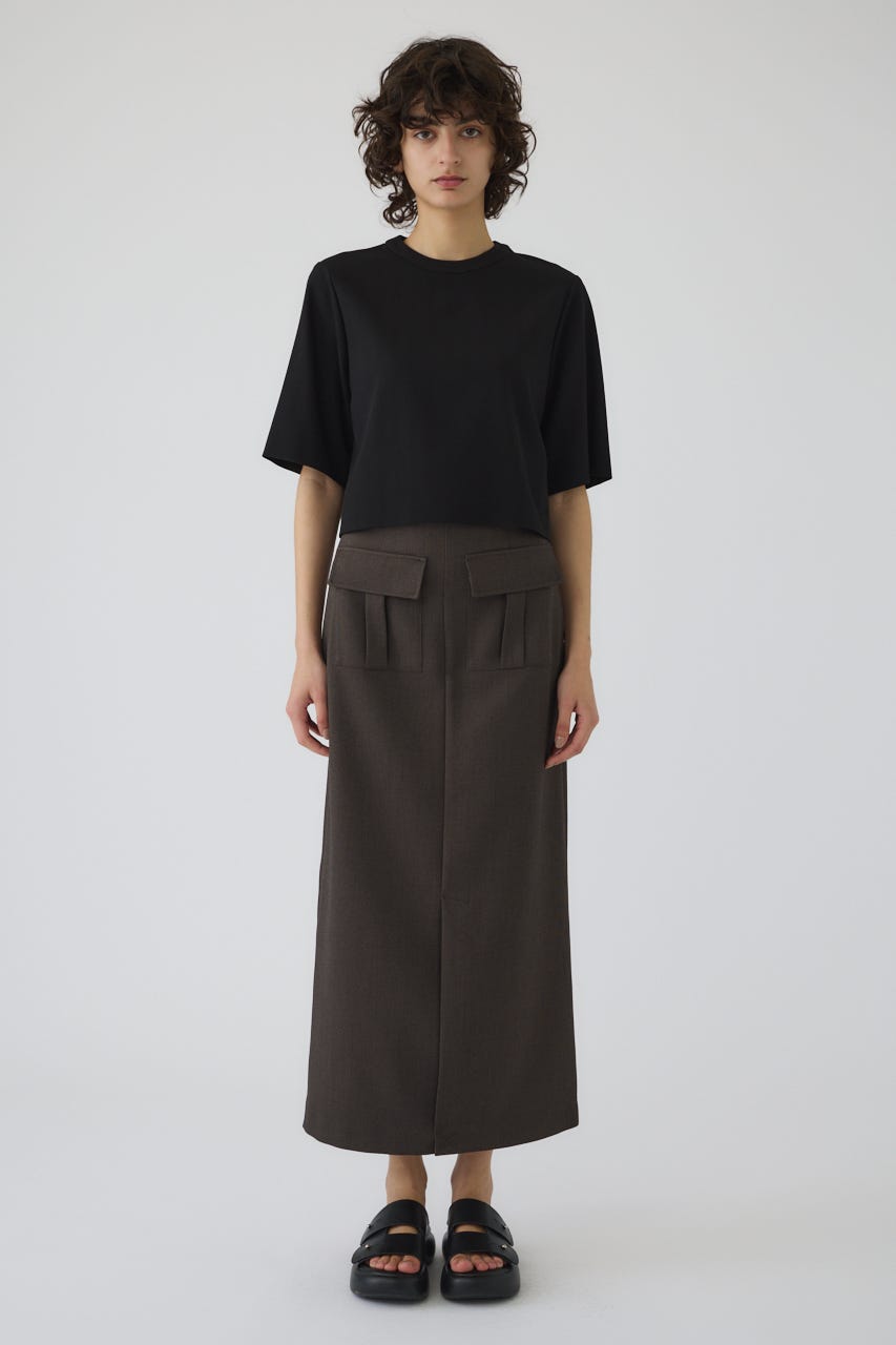 RIM.ARK Cropped box tops　ブラック　38 RIM.ARK | Cropped box tops (SHIRTS & BLOUSES ) |RIM.ARK