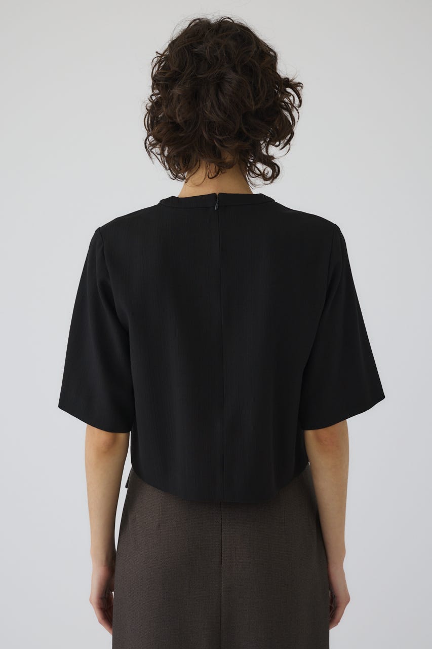 RIM.ARK Neck design box tops ブラック リムアーク RIM.ARK Neck design box tops （BLK