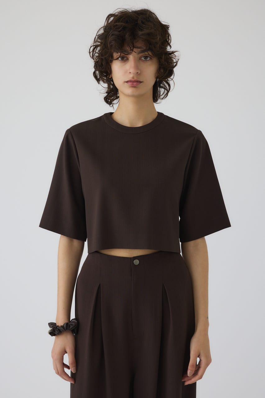 RIM.ARK Cropped box tops　ブラック　38 RIM.ARK | Cropped box tops (SHIRTS & BLOUSES ) |RIM.ARK