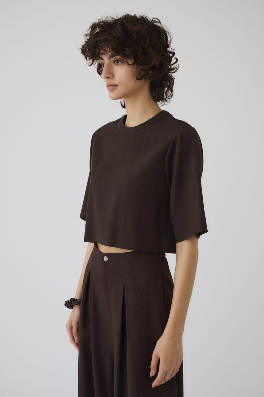 RIM.ARK Cropped box tops　ブラック　38 RIM.ARK | Cropped box tops (SHIRTS & BLOUSES ) |RIM.ARK